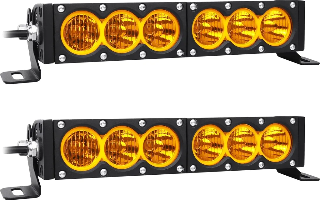 Barre LED Jaune Anti-Brouillard 60W IP68 : Finissez-en avec le Mur Blanc
