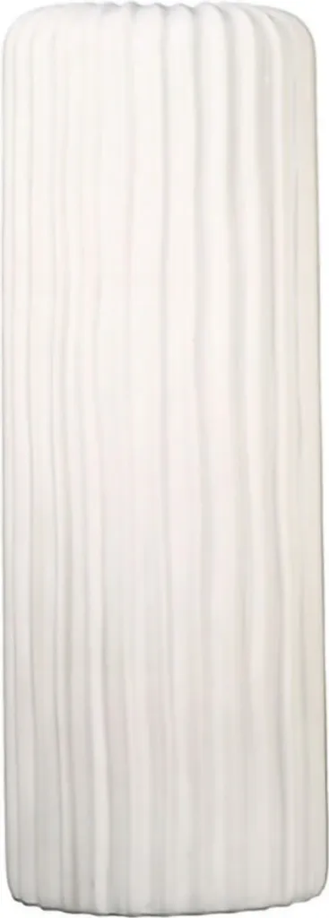 Vase en céramique blanche Gilde Fjord 58 cm finition haute qualité