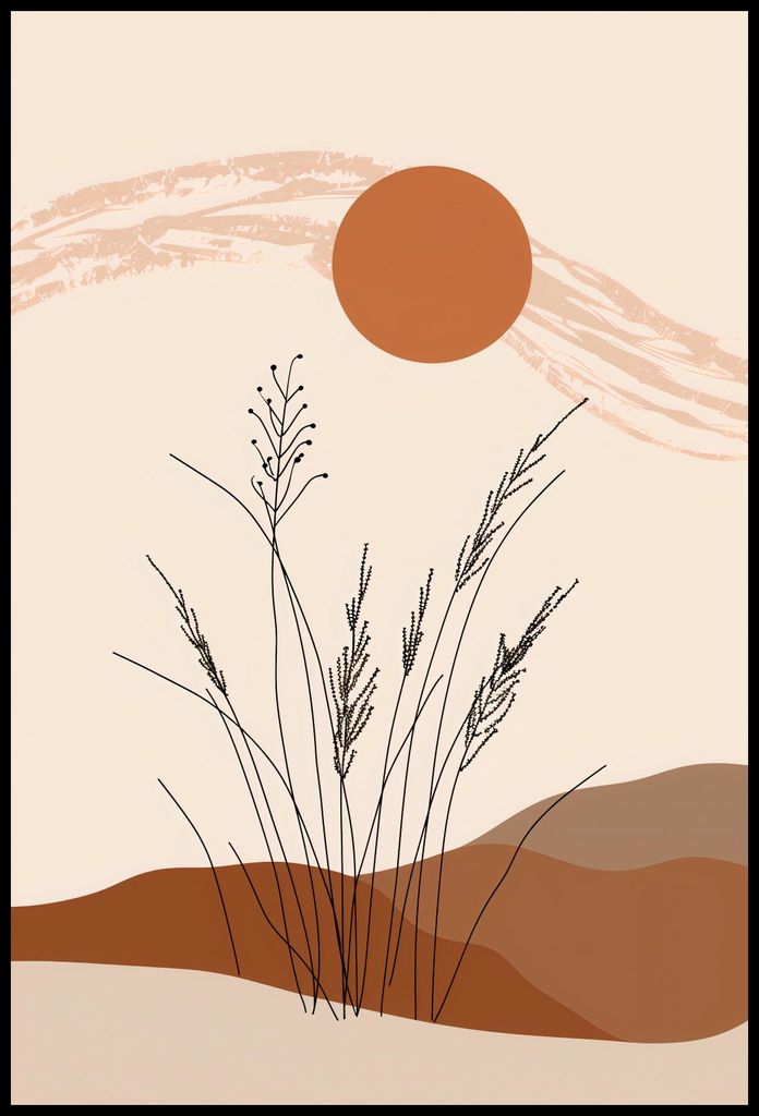 Plakat 68x101cm Goldene Halme