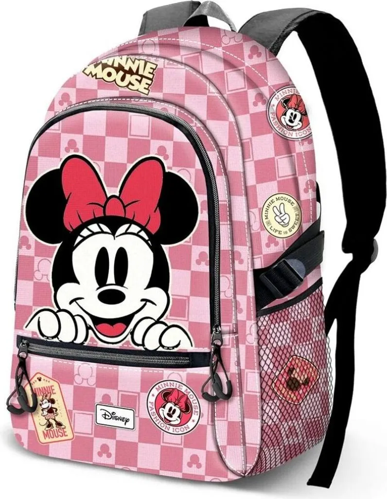 Sac à Dos Disney Minnie Mouse Rose Idéal pour la Maternelle et les Voyages