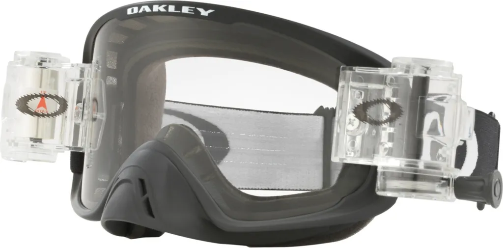 Maschera Motocross Oakley O-Frame 2.0 Pro Race Ready Nero Opaco