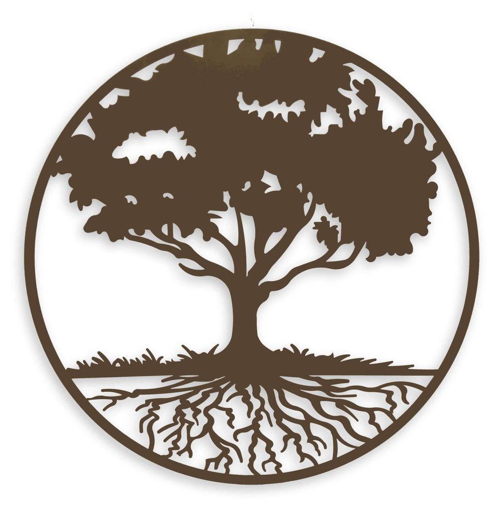 Wandbild Wanddekoration „Baum des Lebens“ Replikat Retro Design Dekoration