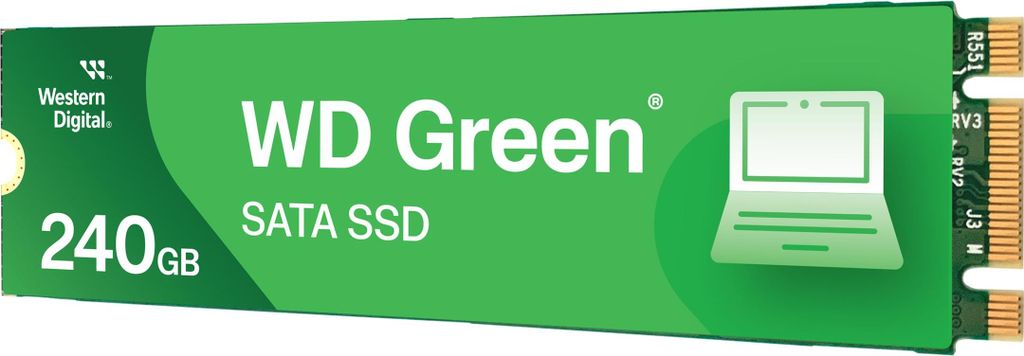 SSD WD Green M.2 2280 240GB SATA3 interno Immagine del prodotto 