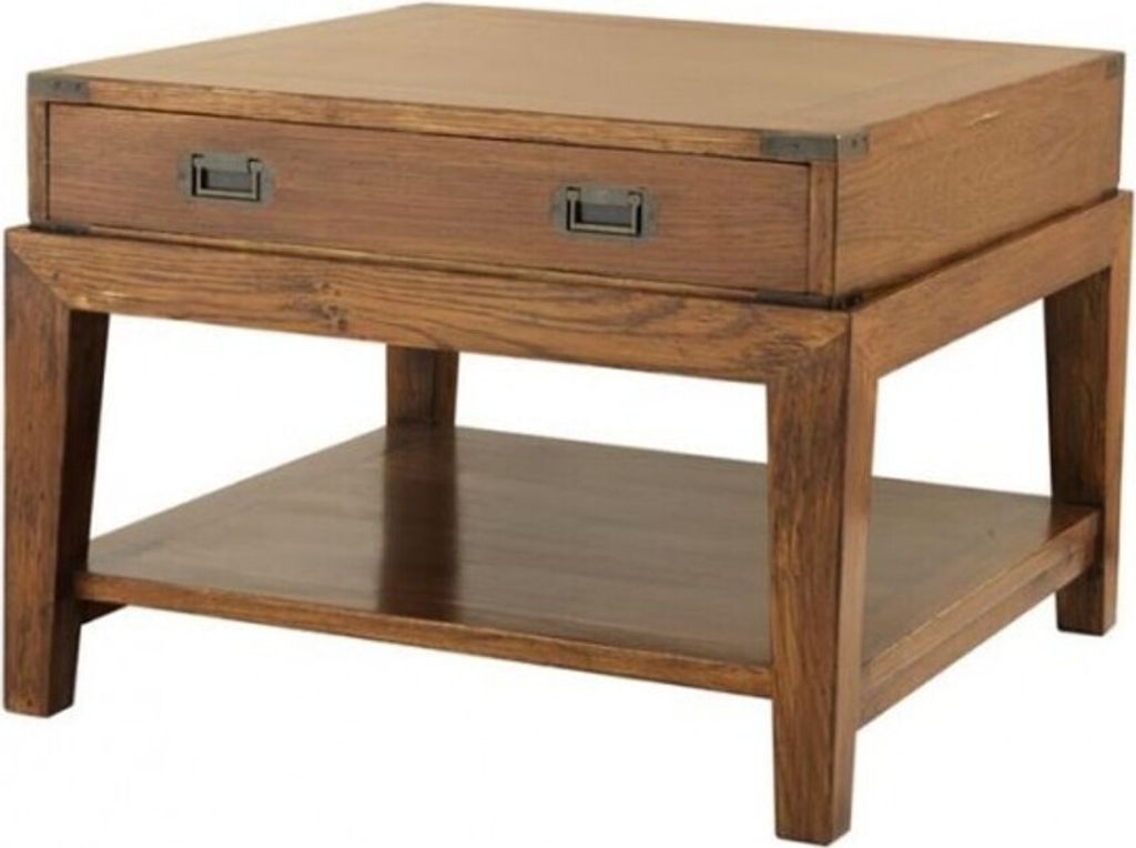 Casa Padrino Luxus Art Deco Designer Eichenholz Beistelltisch - Luxus Qualität