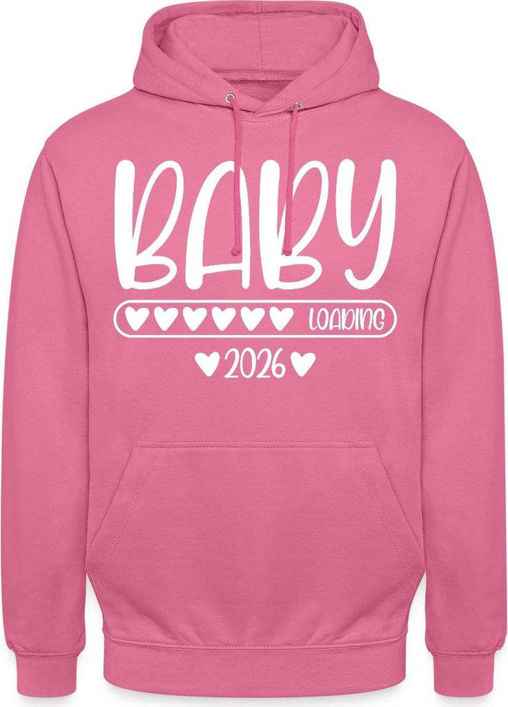 Spreadshirt Baby 2026 loading Uni Hoodie, XL, Pink