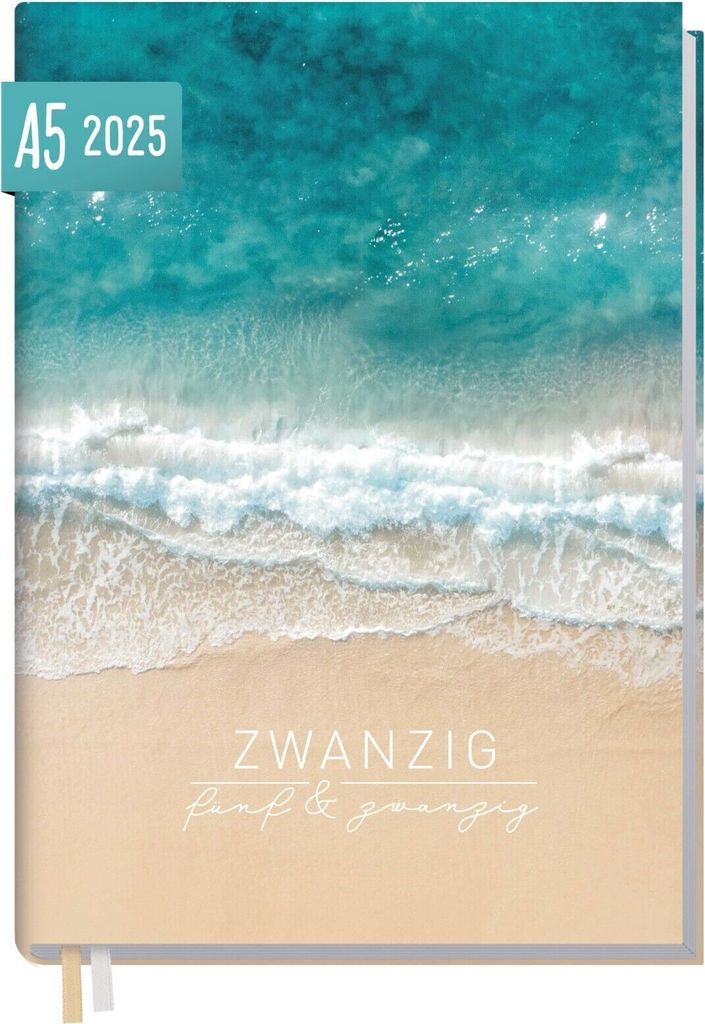 Chäff-Timer Classic 2025 / 12 MONATE / A5 / Summer Beach / Produktbild 1