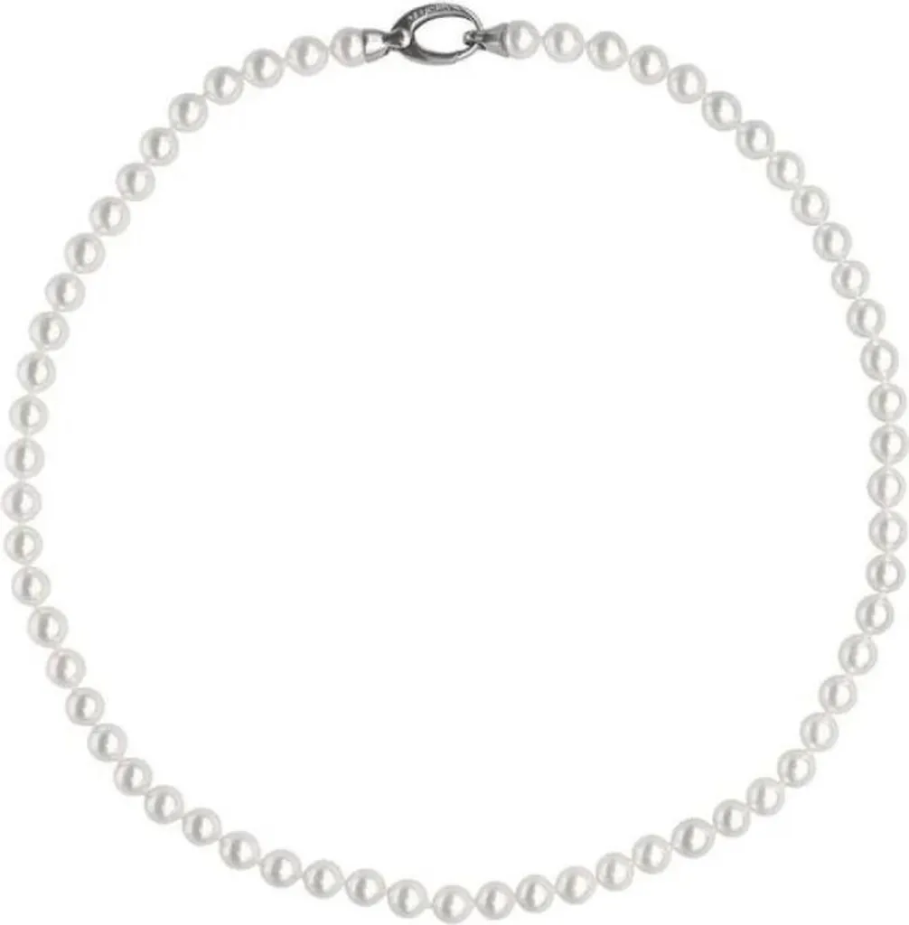 Collier Majorica Argent 925 Idéal pour Mariage ou Cadeau d'Anniversaire