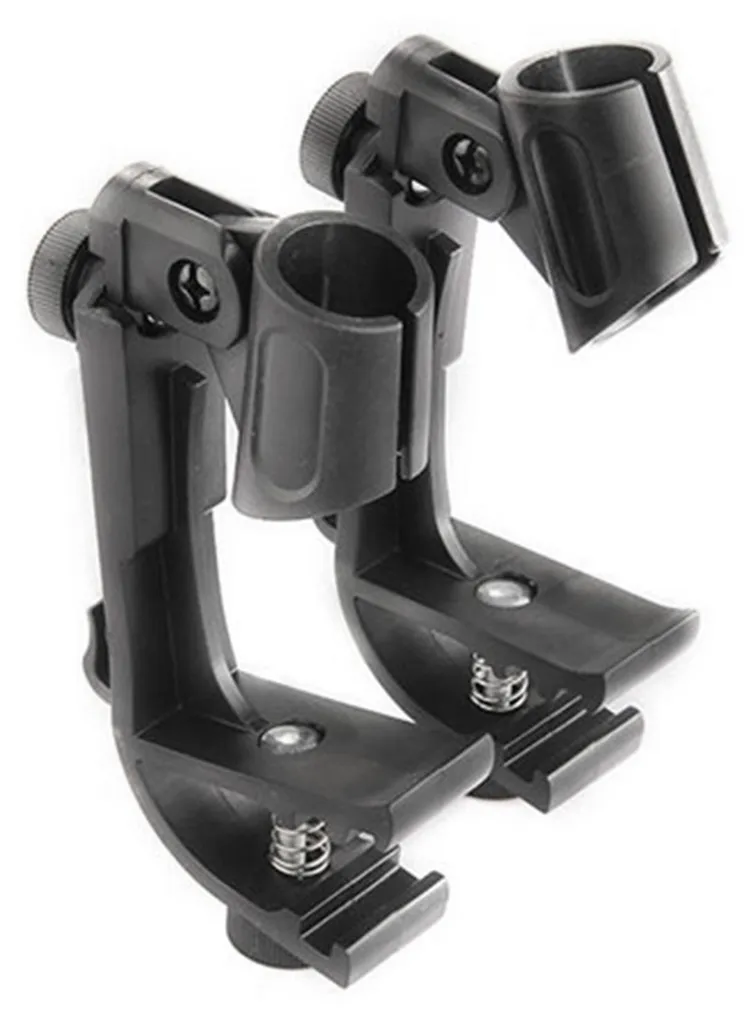 Support Microphone Batterie avec Hauteur Ajustable et Filetage Standard - 3