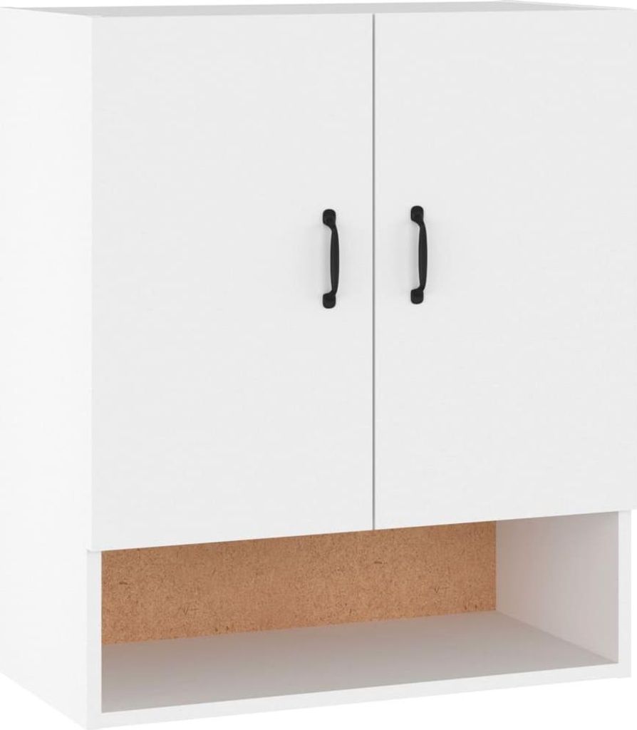 vidaXL Nástěnná skříňka bílá 60x31x70 cm Dřevěný materiál Obrázek produktu 