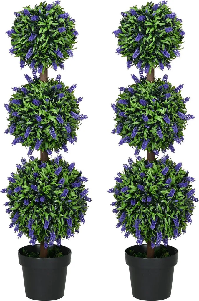 Lavande Artificielle 110 cm : Déco Sans Entretien pour Intérieur - Lot 2