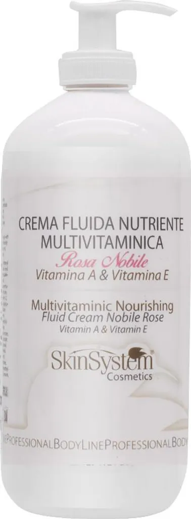 Lait Fluide Nourrissant Multivitaminé Rose Noble SkinSystem 500ml