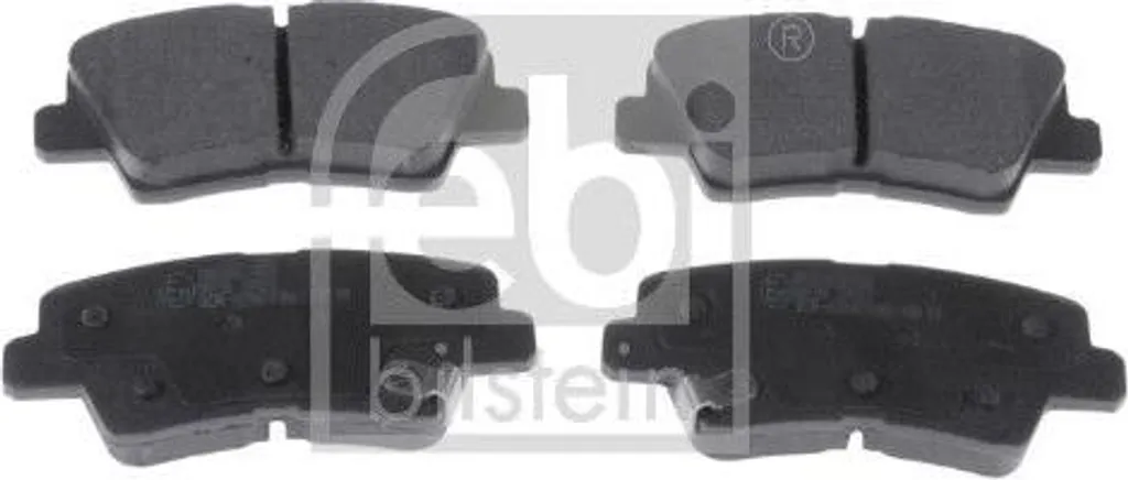 Jeu de plaquettes de frein à disque FEBI 116285 compatible Kia Optima