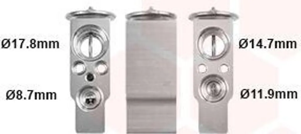 Vanne d'expansion de clim 1730-0302 pour voitures Peugeot, Opel et VW