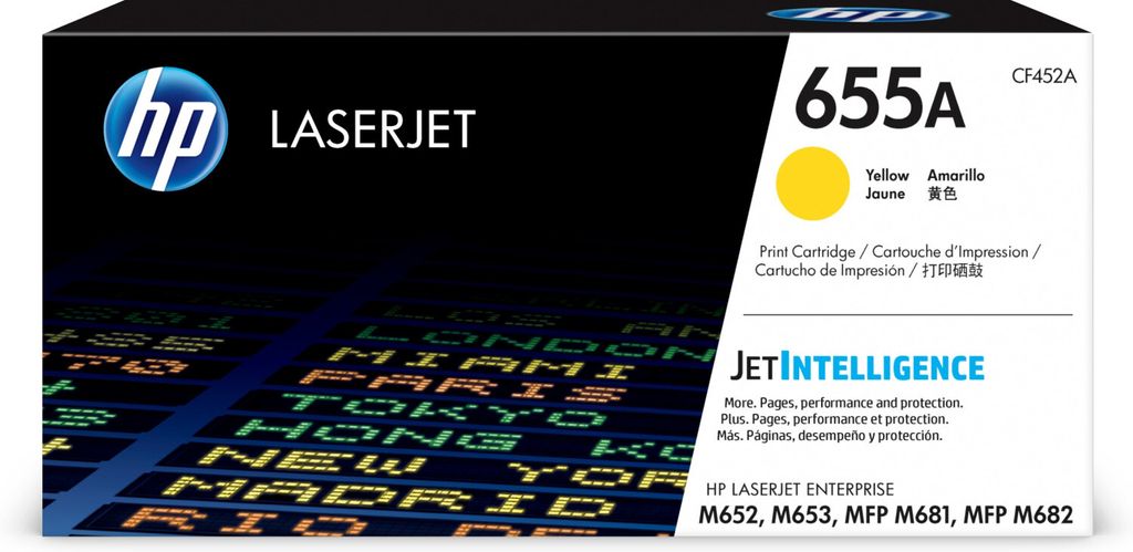 HP 655A Gelb LaserJet Tonerpatrone