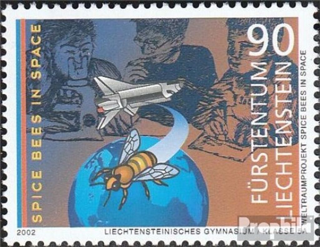 Briefmarken Liechtenstein 2002 Mi 1291 (kompl.Ausg.) postfrisch NASA-Projekt