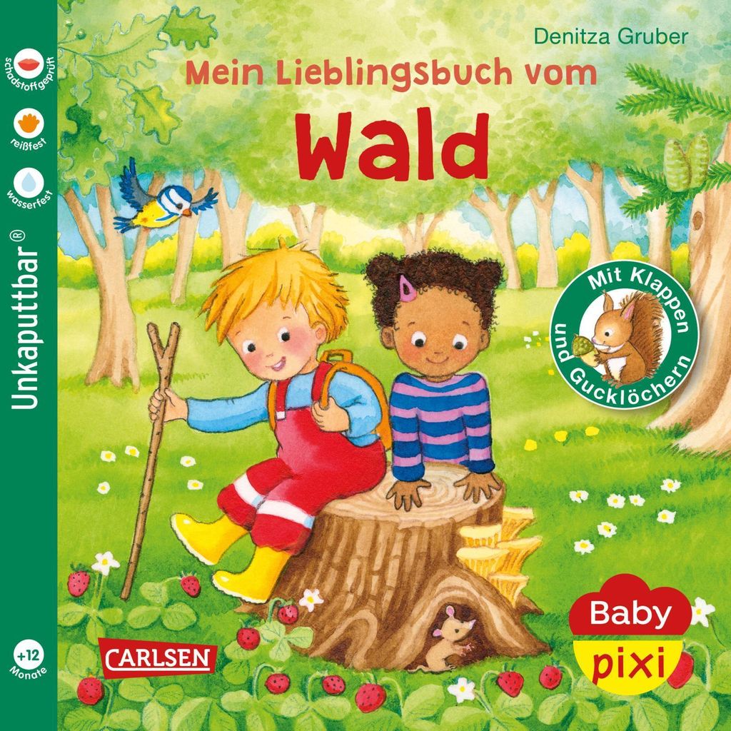Baby Pixi (unkaputtbar) 129: Mein Lieblingsbuch vom Wald Produktbild 