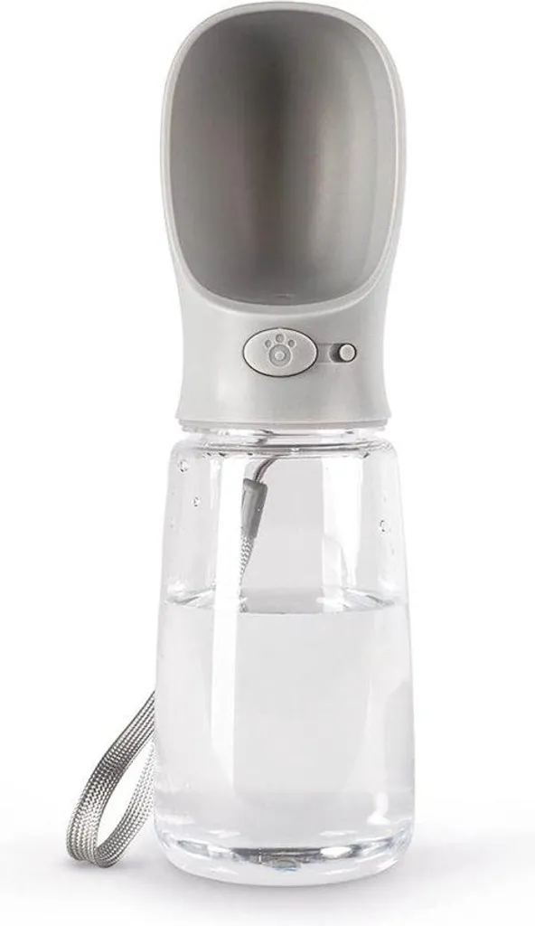Bouteille d'eau anti-fuite 500ml grise en ABS pour éviter les dégâts