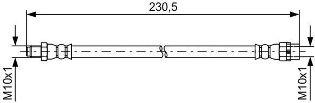 Flexible de frein arrière ou avant pour BMW Z4 E86 et E85 - Bosch 1987481599