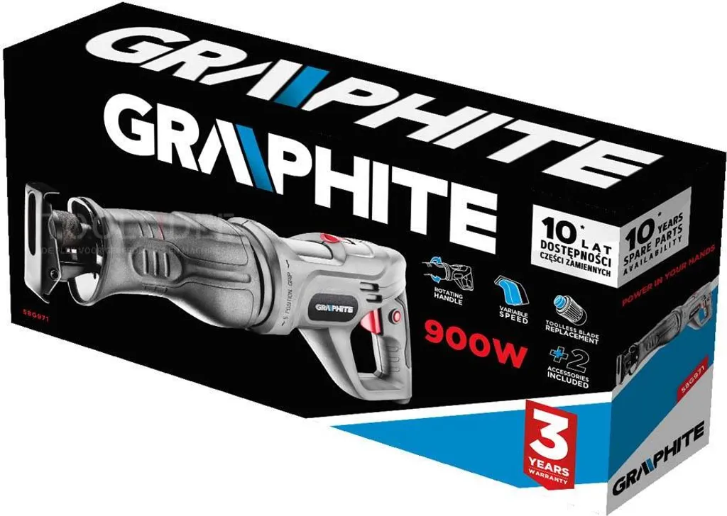 Scie à format pour travaux de rénovation GRAPHITE 900W polyvalente