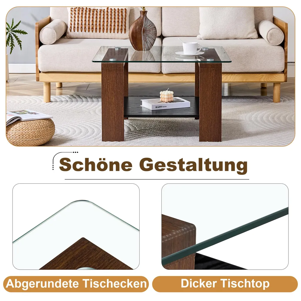 Petite table basse avec rangement : optimisez votre salon avec style - 6