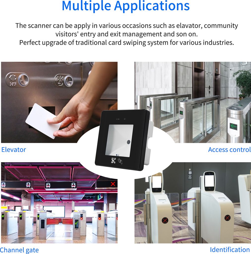 Aibecy Embedded Barcode Scanner Kabelgebundenes Scanmodul Produktbild 12