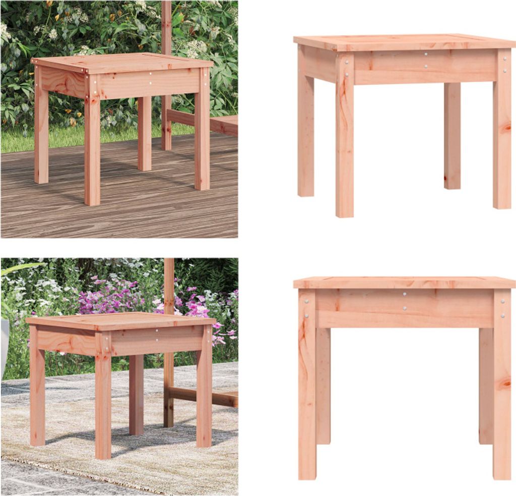 vidaXL Gartenbank 50x44x45 cm Massivholz Douglasie - Gartenbank - Gartenbänke - Garten Sitzbank - Außenbank