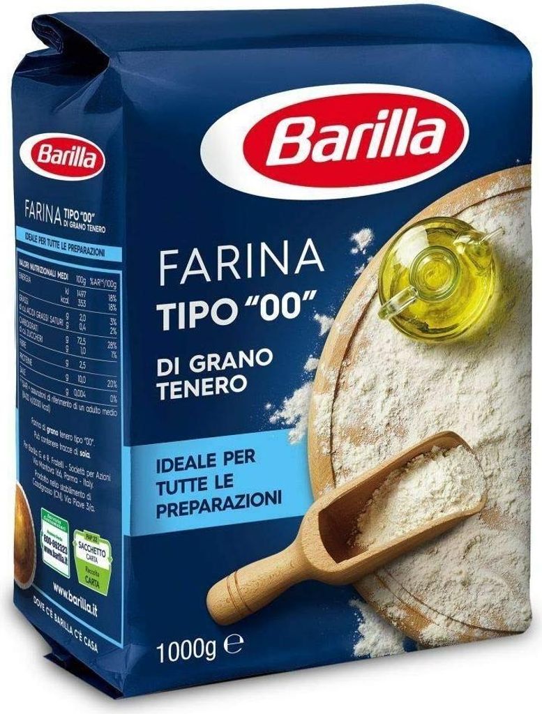 6x Barilla Farina tipo 00 Grano tenero Weichweizenmehl 1Kg Produktbild 