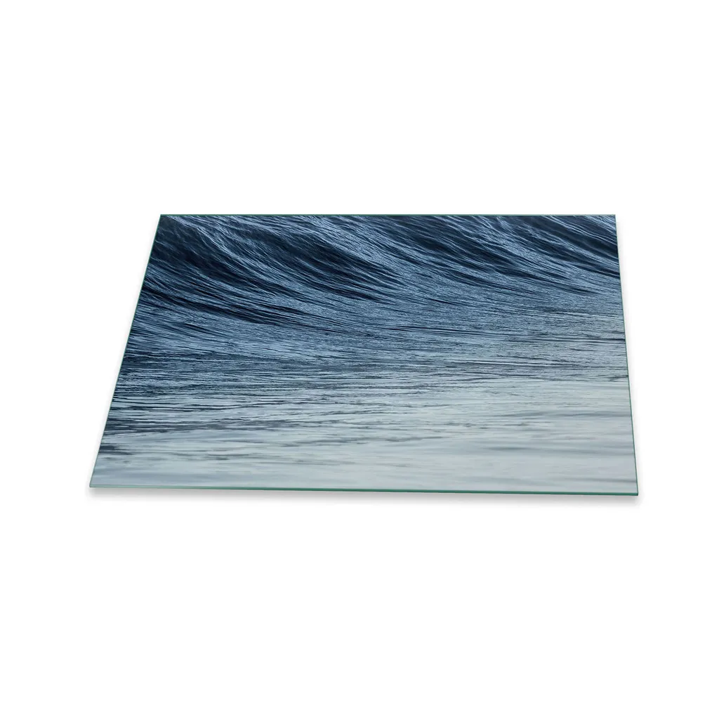 Piastra Copertura Vetro Sea Blue 80x52 - Design Deco Minimalista