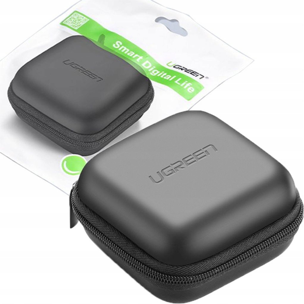 Ugreen Etui Fall Kopfhörer Fall 8 Cm X 8 Cm Schwarz Produktbild 