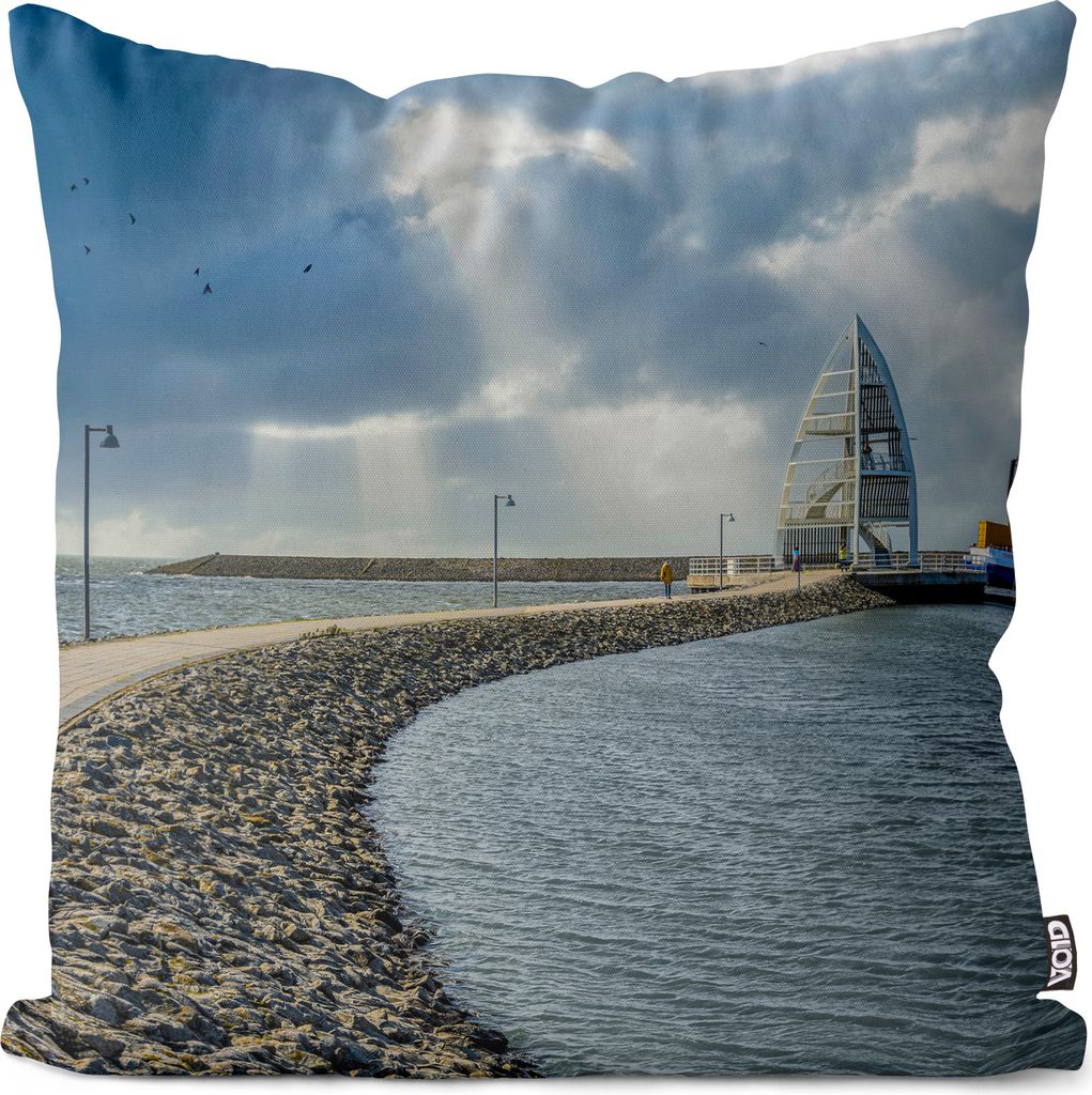 VOID Juist Kissenbezug Kissenhülle Deko Polyester Dekoration Garten Dekokissen