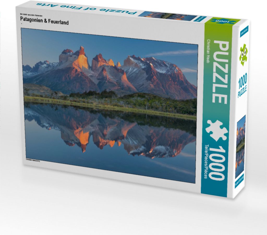 CALVENDO Puzzle Ein Motiv aus dem Kalender Patagonien & Feuerland | 1000 Teile Lege-Größe 64x48cm Foto-Puzzle für glückliche Stunden