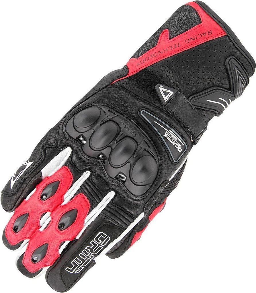 Orina Stream Motorrad Handschuhe, schwarz/rot, 12 (3XL)