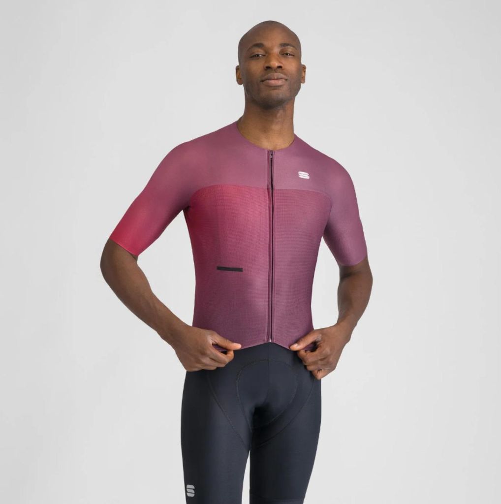 SPORTFUL Kurzarm Fahrradtrikot - LIGHT - Lila/bordeaux XL