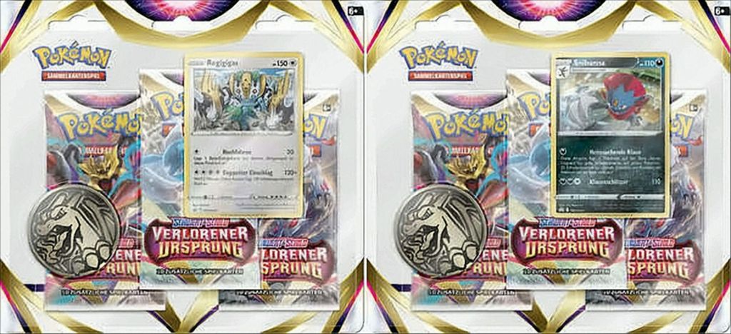 Pokémon International 45387 3-Pack Blister, bunt Produktbild 