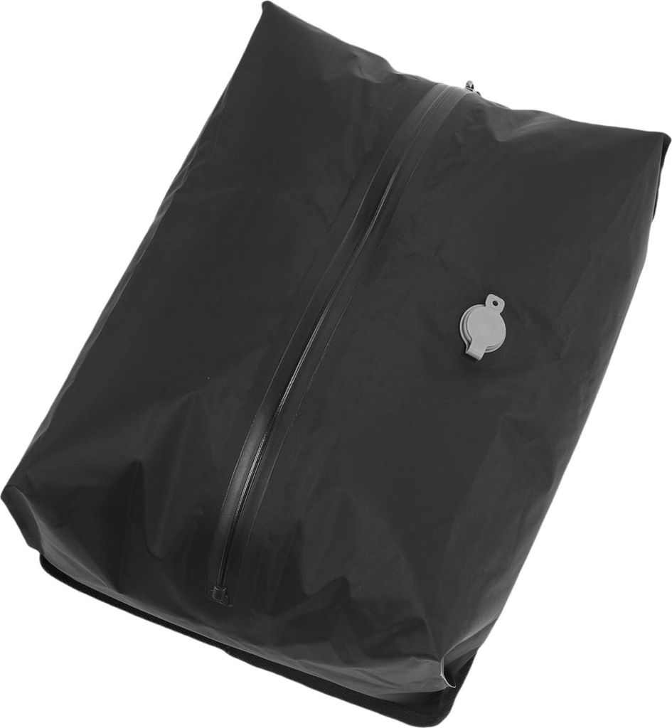 Reise-Vakuumbeutel, platzsparend, 16 l, wiederverwendbar, spritzwassergeschützt, TPU-Kompression, für Koffer, Rucksack, Schwarz