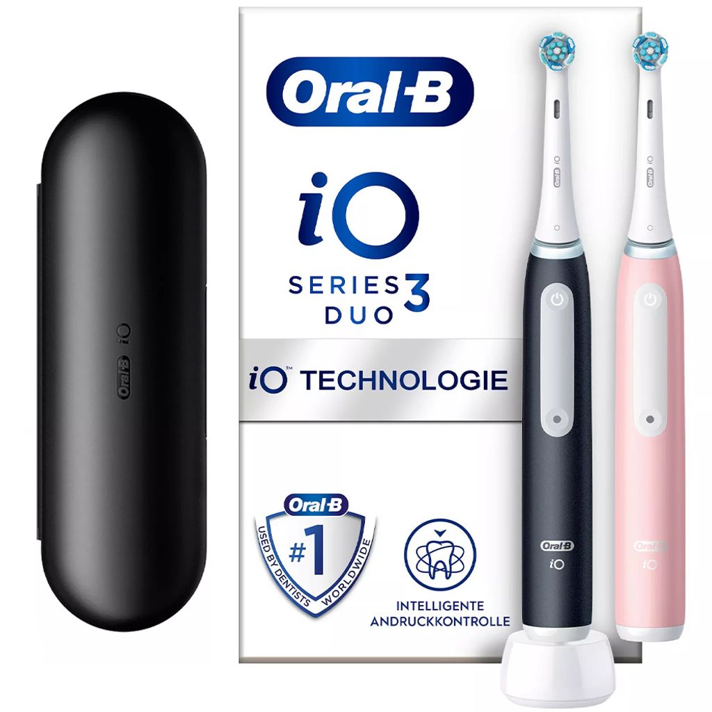 Oral-B iO3 Duo, Dorosły, Wibrująca szczoteczka do zębów, Zdjęcie produktu 