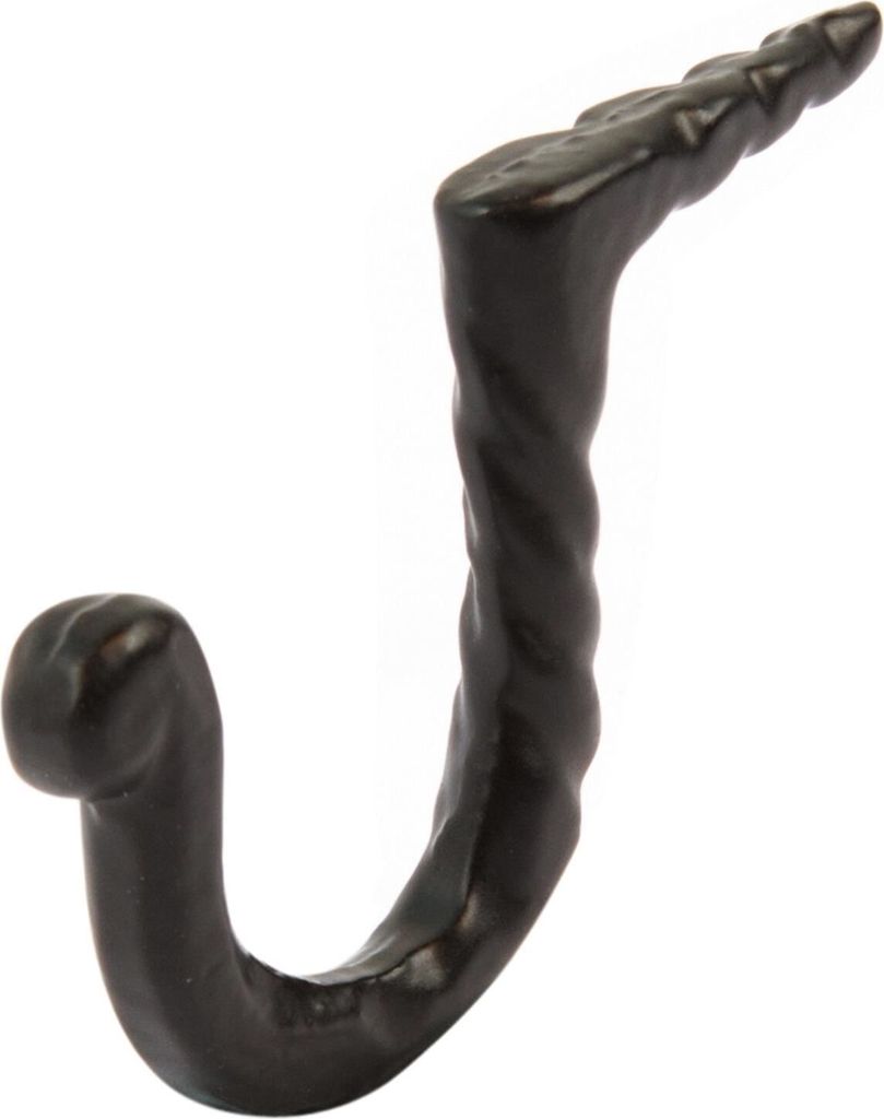 Twisted Nagelhaken Gusseisen Antike Vintage Stil Haken 5mm x 40mm Schwarz