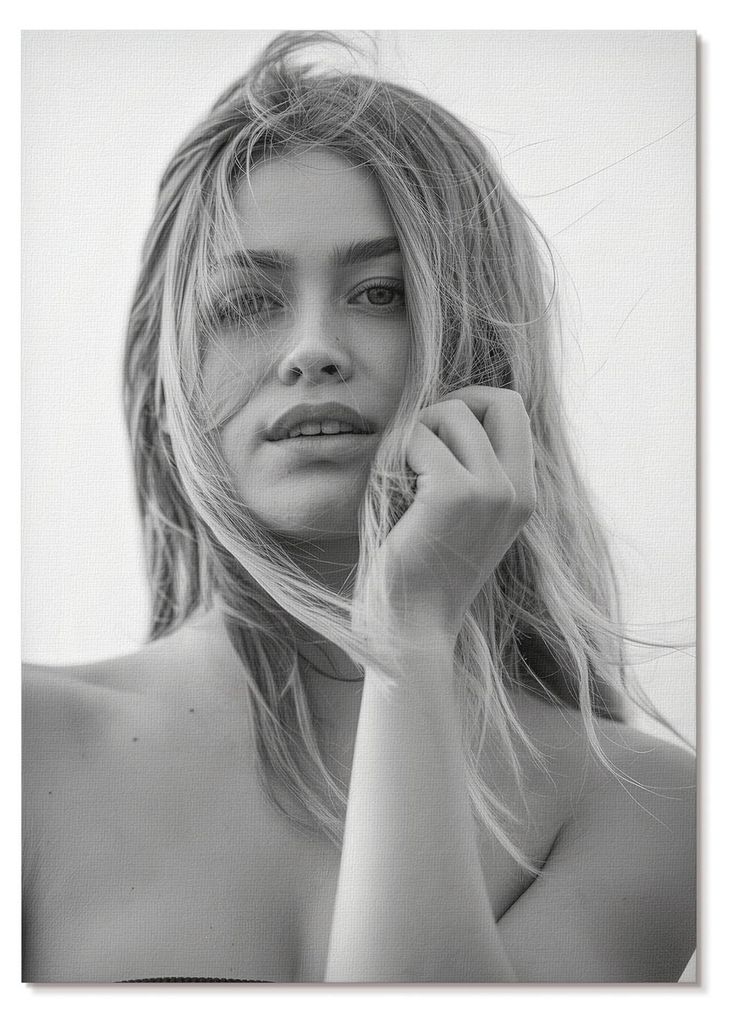 POSTER - 59x84 cm (A1) - Raze - Das Porträt einer Frau voller Emotionen - Wandbild für Wohnzimmer Schlafzimmer & Flur, Modernes Poster Wanddeko, ...