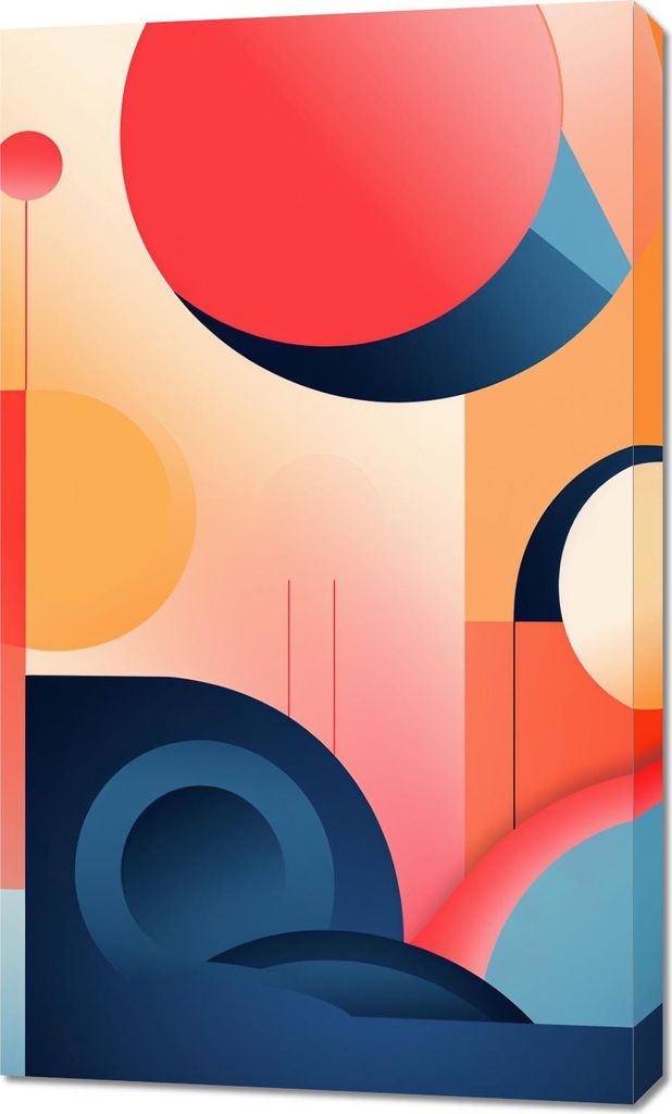 Bild 60x100cm Geometrische Träume