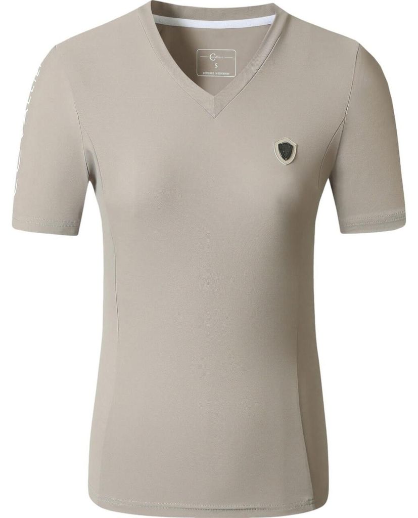 Covalliero T-Shirt Damen beige FS 2025, Größe:L