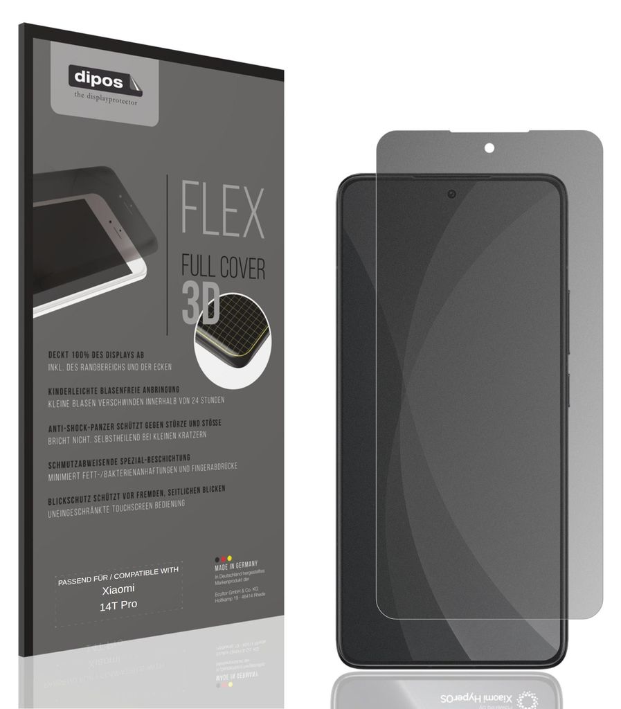 Pellicola protettiva Privacy per Xiaomi 14T Pro Protezione Immagine del prodotto 