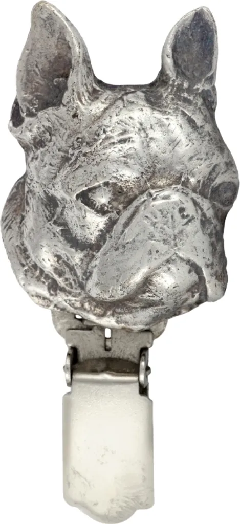 Spilla Boston Terrier Art-Dog Porta Numero - Regalo per Allevatori