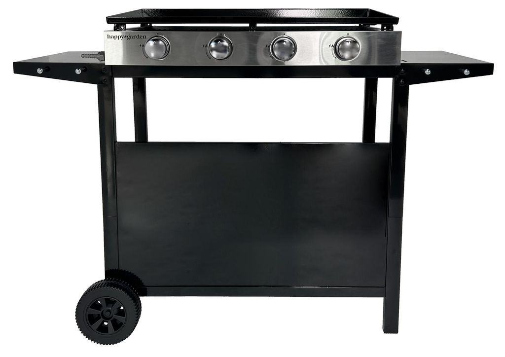 Plancha au gaz MÉRIDA 4 brûleurs + chariot Image du produit 