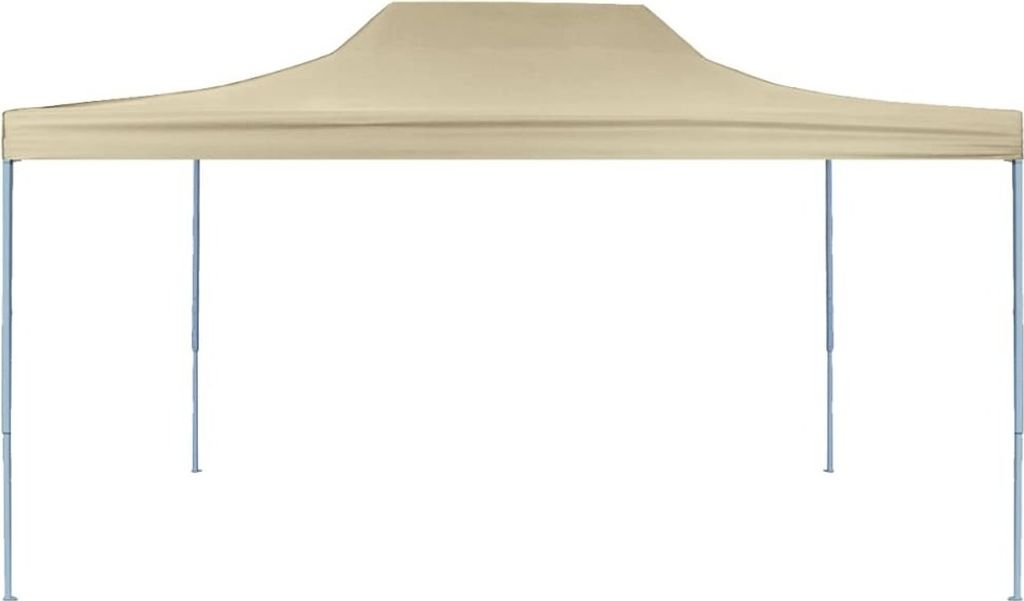 vidaXL Profi-Partyzelt Faltbar 3×4 m Stahl Creme Produktbild 