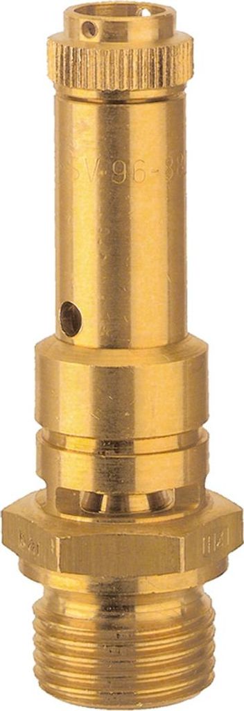 Riegler Sicherheitsventil DN 8, Messing, G 3/8, Ansprechdruck 2,2 bar