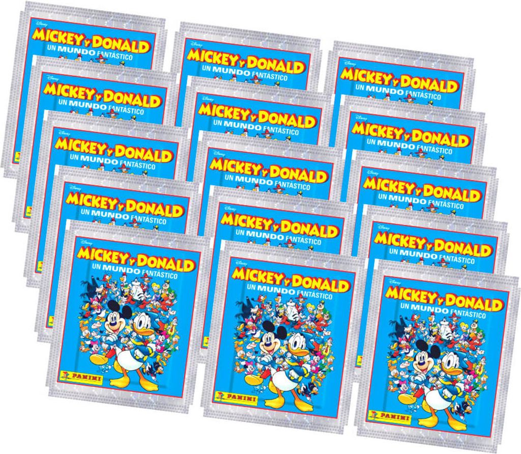 Panini Mickey & Donald Sticker - Fantastische Welt Sammelsticker (2025) - 15 Tüten