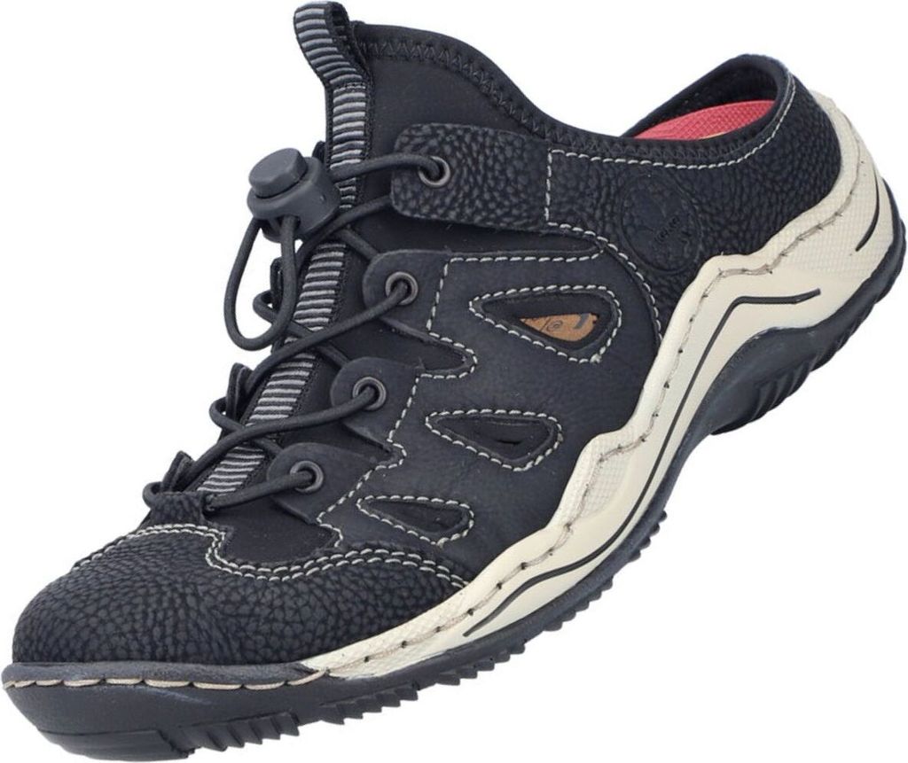 Rieker Pantolette Schwarz in Gr. 37