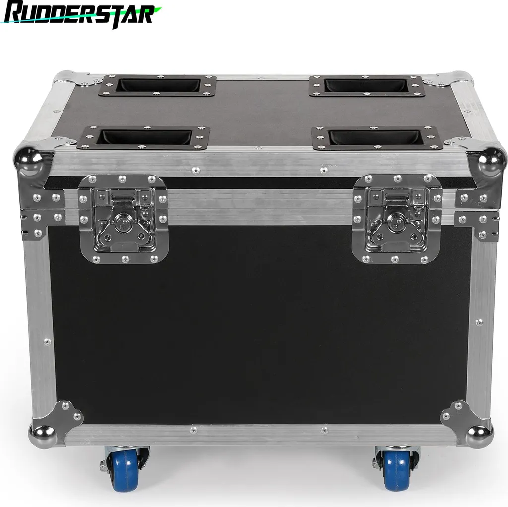 Flight Case de Scène pour 4 Projecteurs, Valise Cuir 50,5 cm Haut - 2