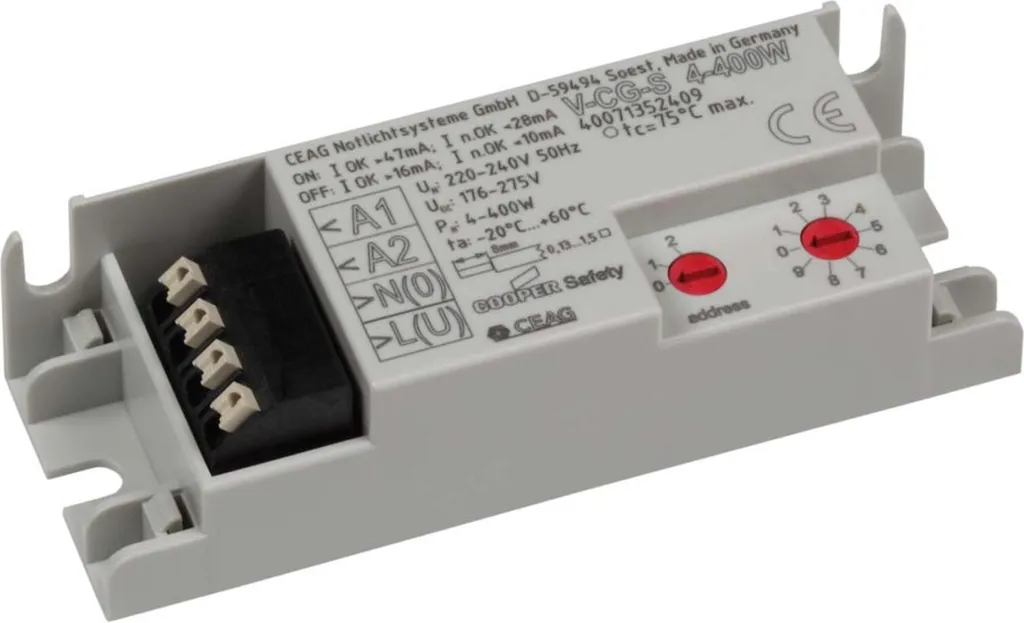 Sécurisez vos Blocs de Secours avec le Module Ceag VCG-S 4-400W 240V