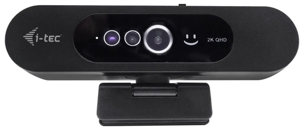 Webcam tec SOLOMON WH200 2K Windows Hello avec micro et capteur 4 MP